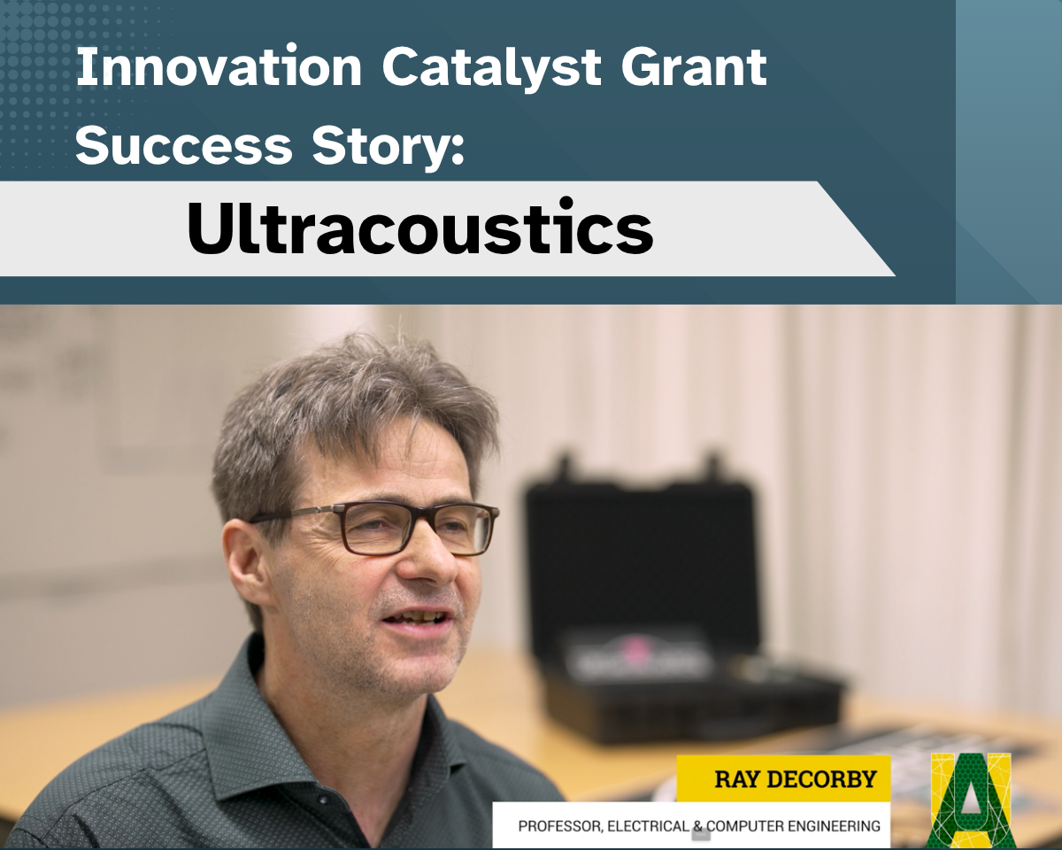 Innovation Catalyst Grant Success Story featuring Ultracoustics